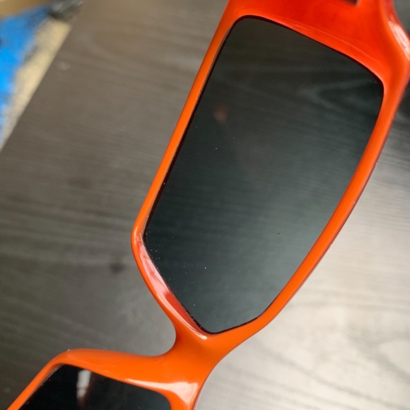 Italian Bollé Bolle Orange Tangerine Sunglasses Case Silk Cleaning Cloth Glam - Picture 9 of 14